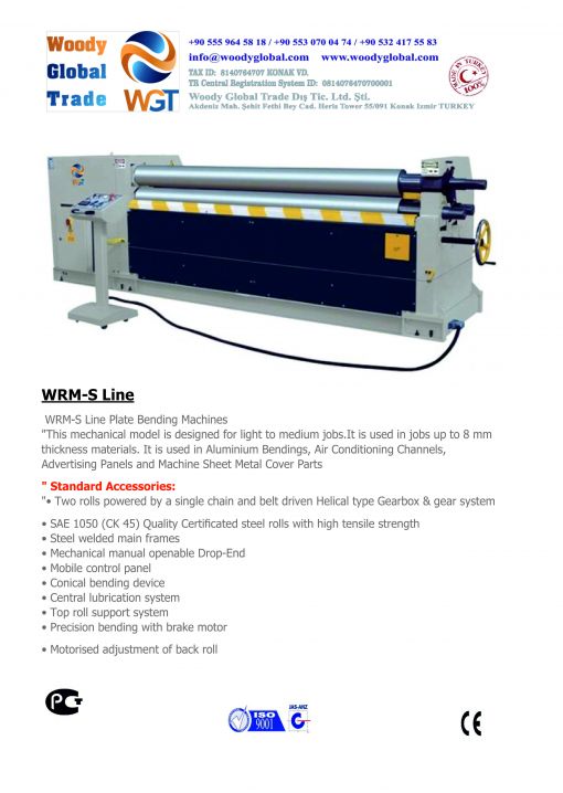WMR-S Plate Bending Machine