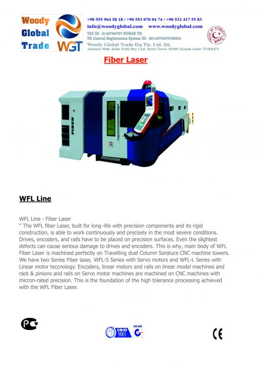 WFL Line Fiber Laser Machine